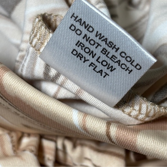 Bia She Wide-Leg Pants Cream Brown Tan Size Large - Picture 4 of 5